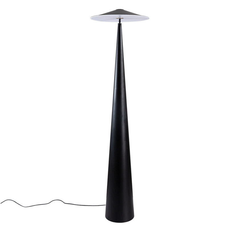 Дизайнерский Черный Торшер Modern Mushroom Floor Lamp Черный в Санкт-петербурге | Loft Concept 