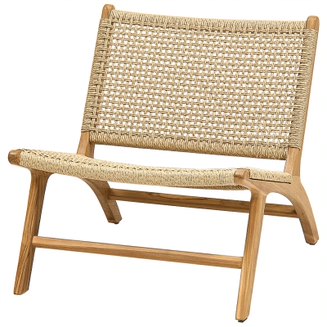 Кресло Wicker Rana lounge Chair Бежевый в Санкт-петербурге | Loft Concept 