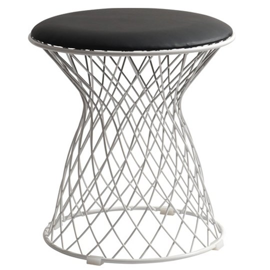 Табурет Wire Diamond Stool Красный Белый Черный в Санкт-петербурге | Loft Concept 