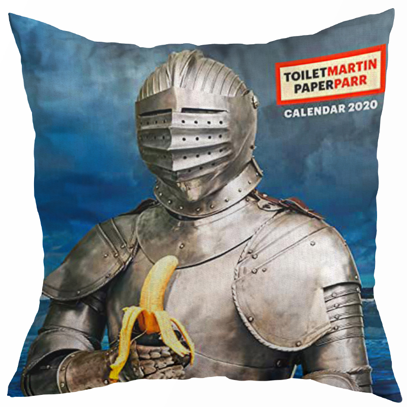 Декоративная подушка Seletti Cushion Knight Синий Серый Красный в Санкт-петербурге | Loft Concept 