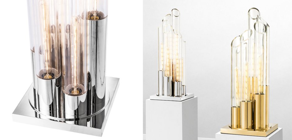 Настольная лампа Eichholtz Table Lamp Paradiso Nickel - Loft-Concept в Санкт-петербурге