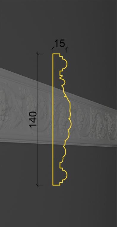 Молдинг с орнаментом MO-12 в Санкт-петербурге