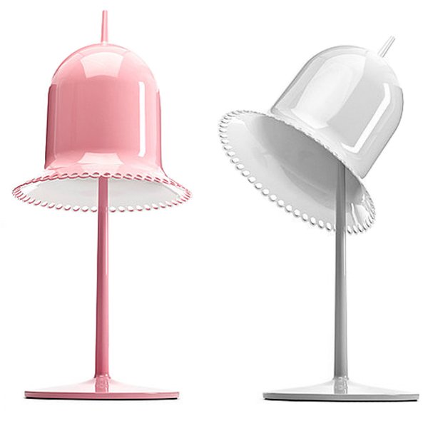 Настольная лампа Moooi Lolita Table lamp Сиреневый Розовый (Rose) Белый Черный в Санкт-петербурге | Loft Concept 