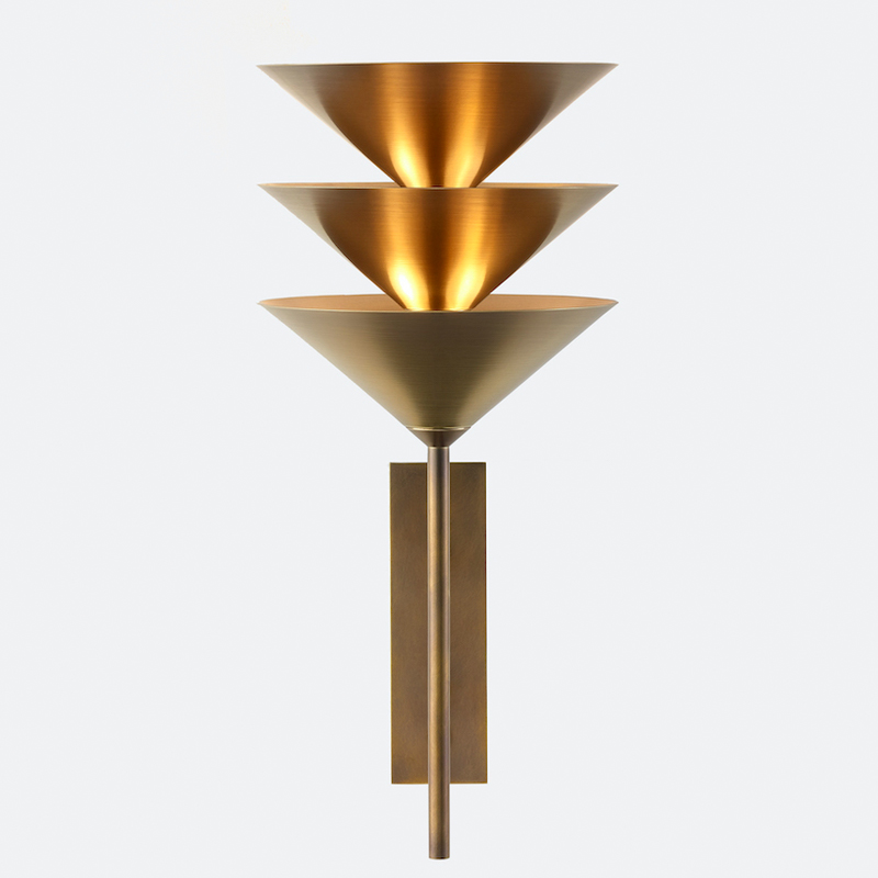 Бра WALL STACK III WALL SCONCE Латунь в Санкт-петербурге | Loft Concept 