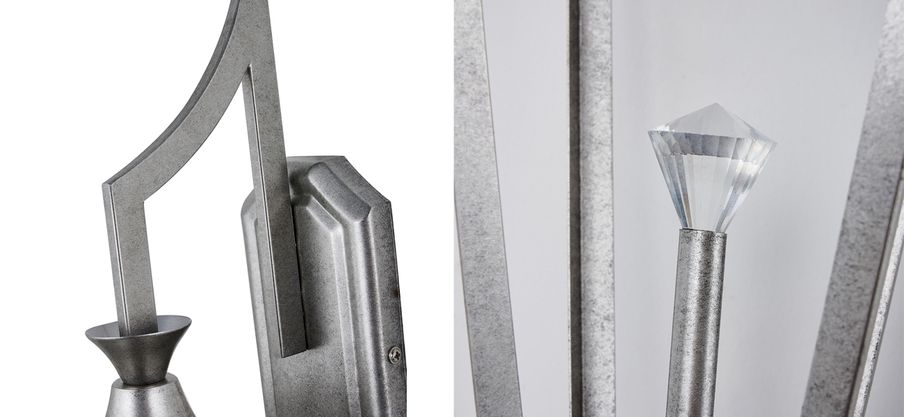 Бра цвета античного серебра Fanarion - фото №1