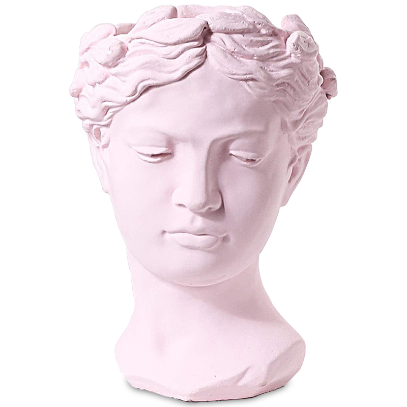 Ваза Female Bust Pink Розовый пастельный в Санкт-петербурге | Loft Concept 