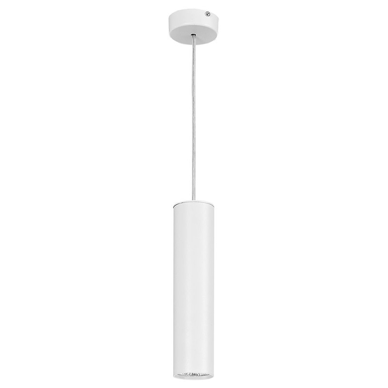 Подвесной светильник Luis Trumpet Tube White Lamp 25 Белый в Санкт-петербурге | Loft Concept 