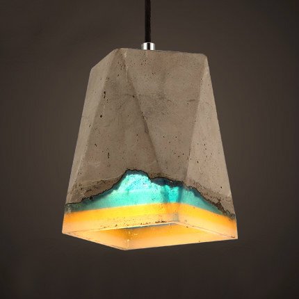 Подвесной светильник Art Concrete Pendant №8 Серый в Санкт-петербурге | Loft Concept 