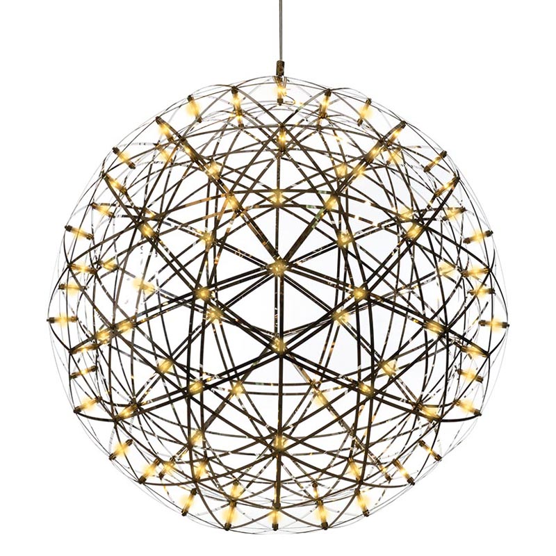 Люстра Moooi 3D Sphere Yellow lamp L Хром в Санкт-петербурге | Loft Concept 