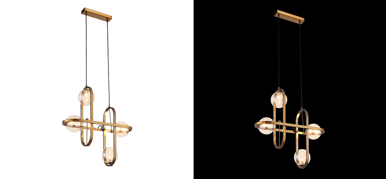 Люстра золото Scandinavia - фото №1