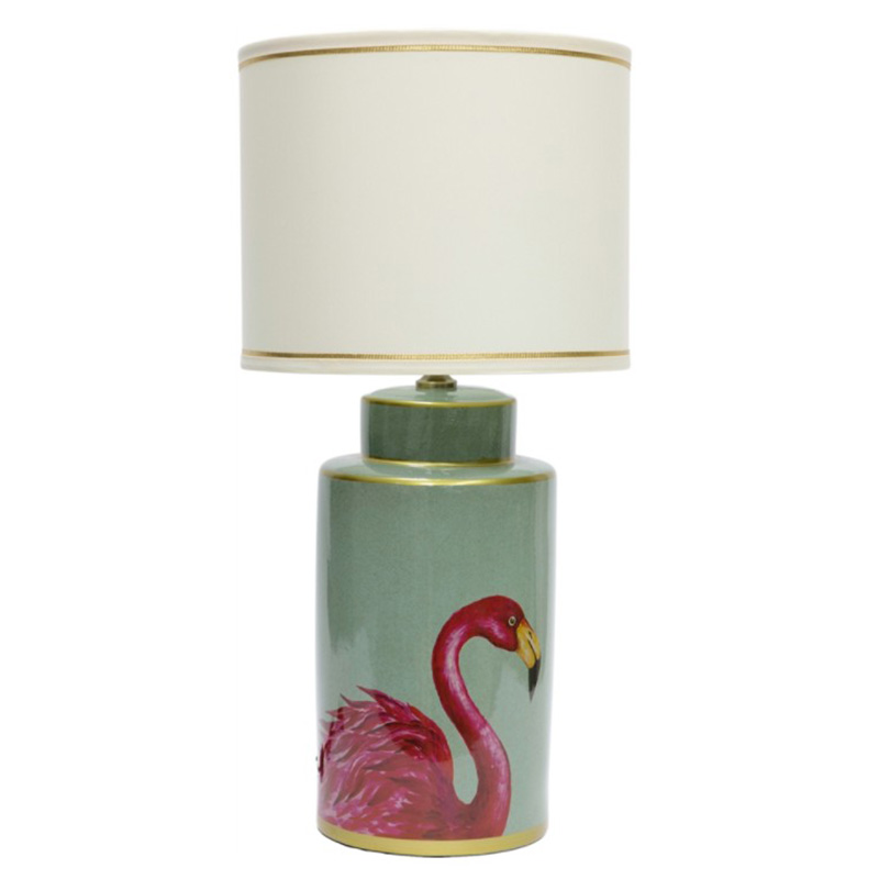 Настольная лампа Flamingo Table lamp Розовый Бирюзовый Белый Золотой в Санкт-петербурге | Loft Concept 