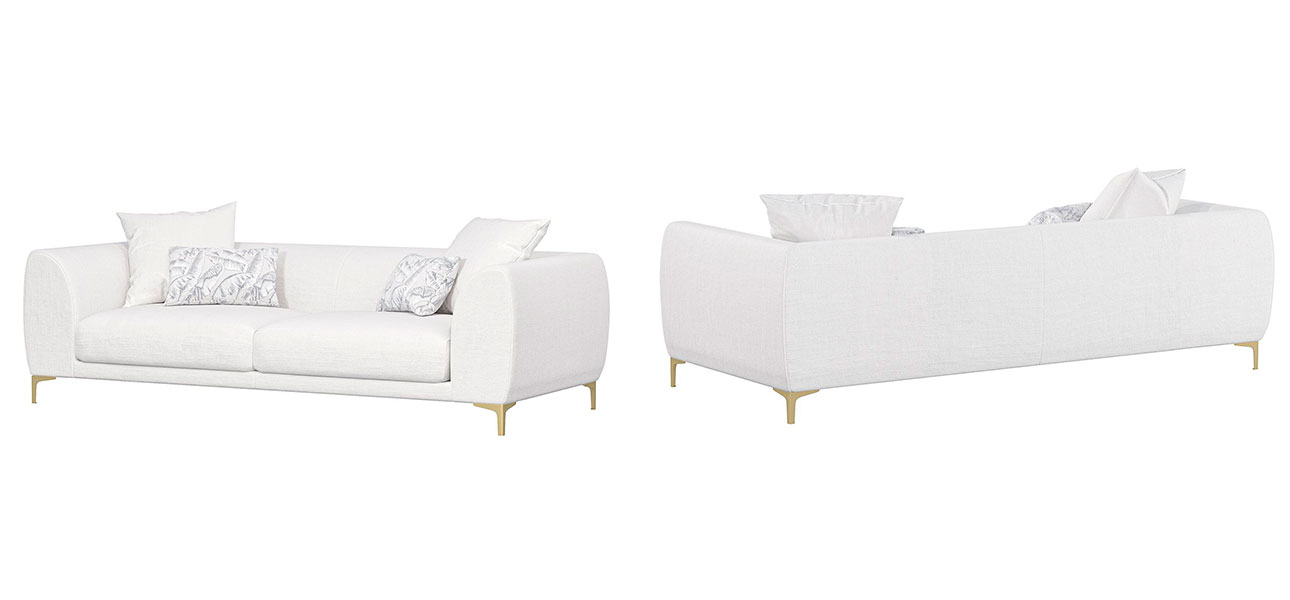 Диван белый Брайан Brian Collection - фото