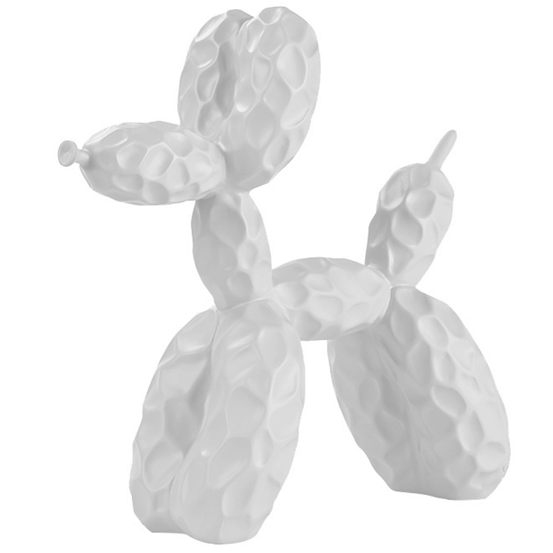 Статуэтка Jeff Koons Balloon Dog Crumpled White Белый в Санкт-петербурге | Loft Concept 