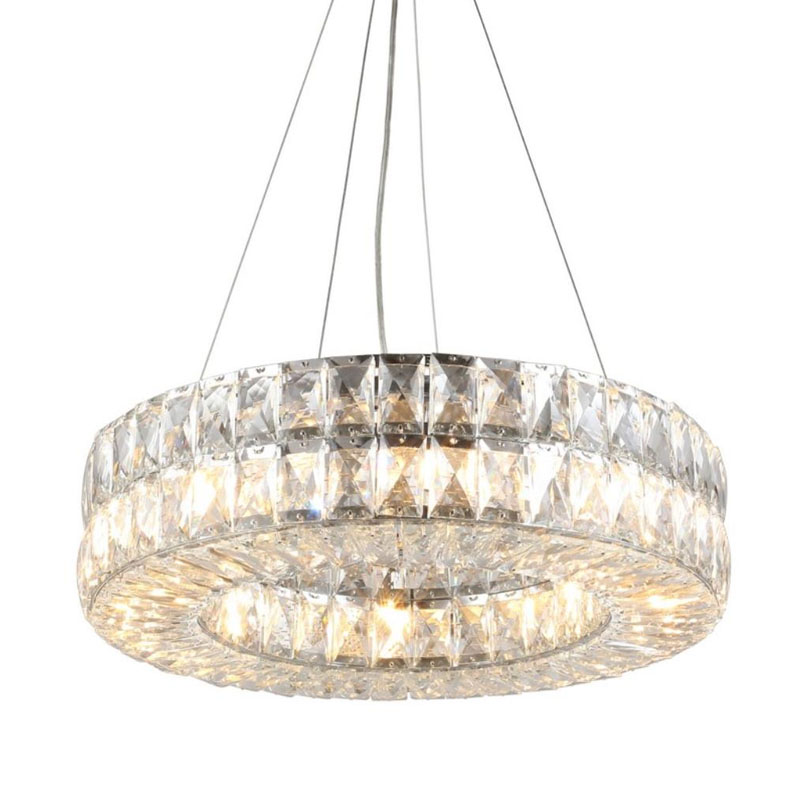 Люстра Crystal Regena Silver Chandelier Прозрачный Хром в Санкт-петербурге | Loft Concept 