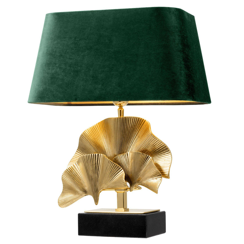 Настольная лампа Eichholtz Table Lamp Olivier green Латунь Черный Зеленый в Санкт-петербурге | Loft Concept 