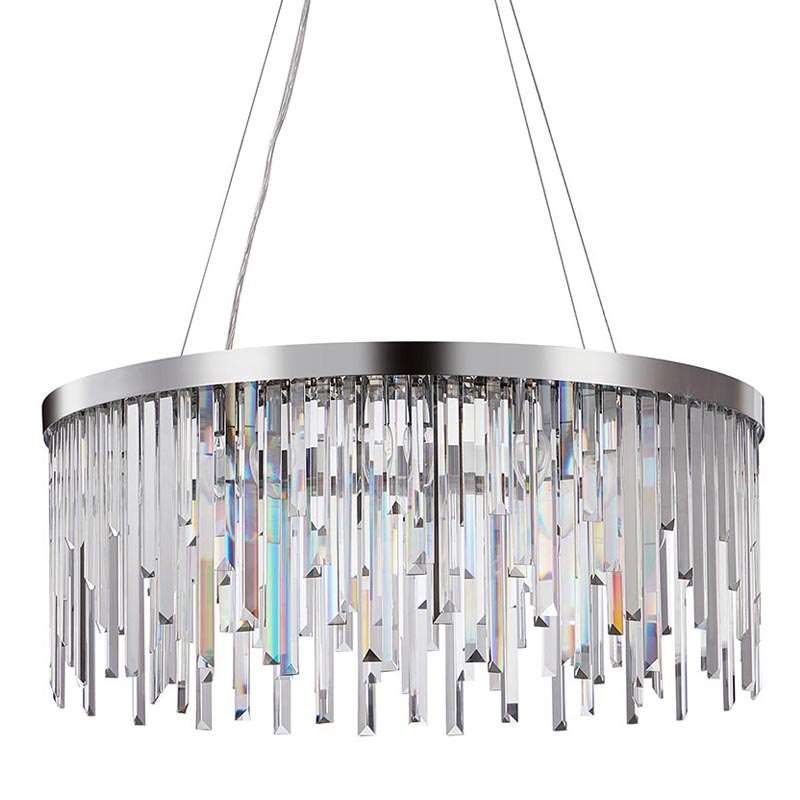 Люстра Bennett Chandelier chrome Хром Прозрачный в Санкт-петербурге | Loft Concept 