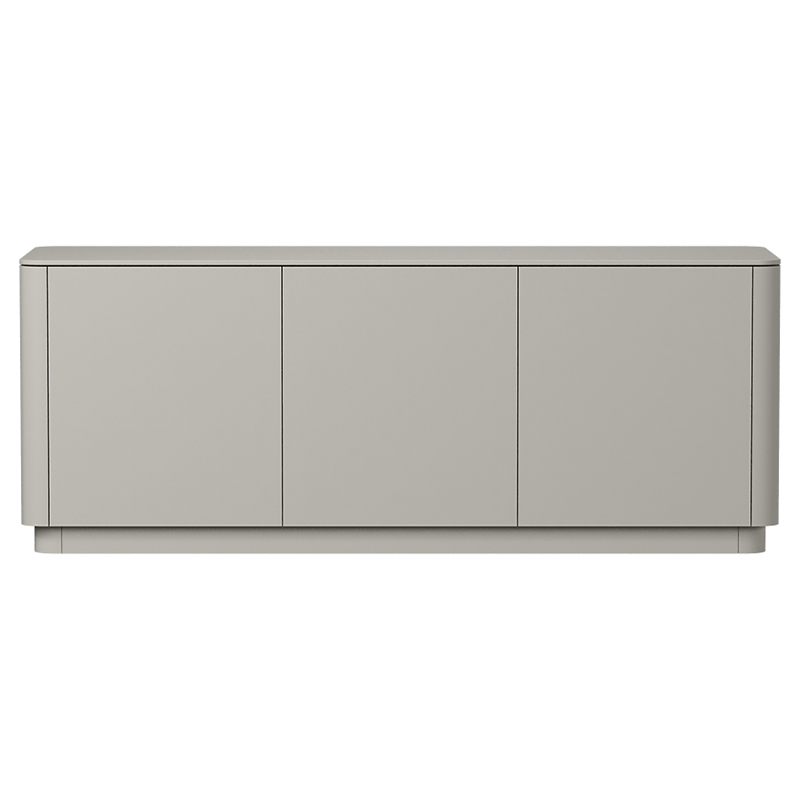 Тумба серо-бежевая с 3-мя дверцами Tammi  Бежево-серый в Санкт-петербурге | Loft Concept 