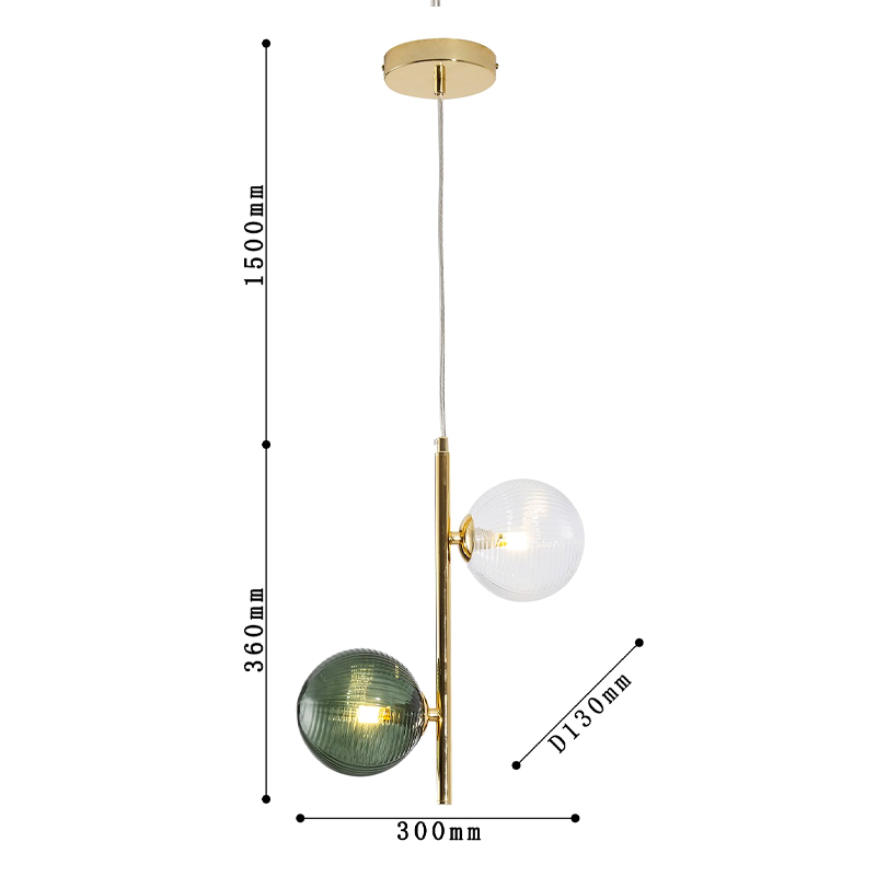 Подвесной светильник Bolle Multi Color hanging 2 lamp в Санкт-петербурге