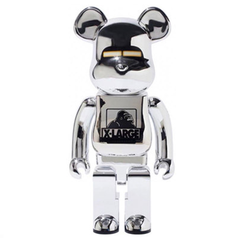 Статуэтка Bearbrick Chrome X-Large Темный хром в Санкт-петербурге | Loft Concept 