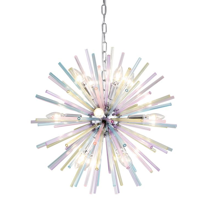 Люстра Colored Astra Chandelier 60 Хром в Санкт-петербурге | Loft Concept 