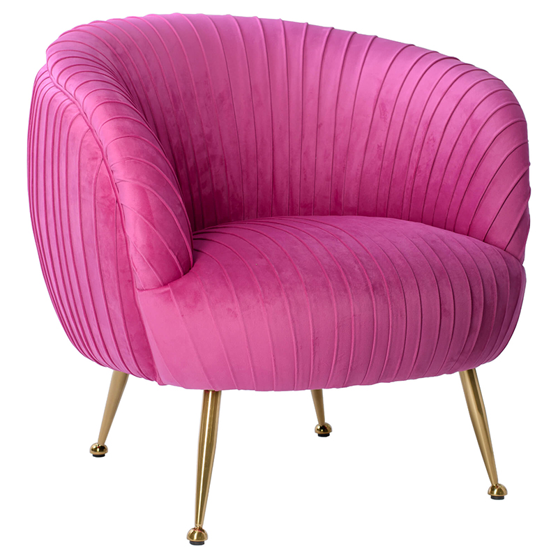 Кресло SOUFFLE CHAIR pink velor Розовый в Санкт-петербурге | Loft Concept 