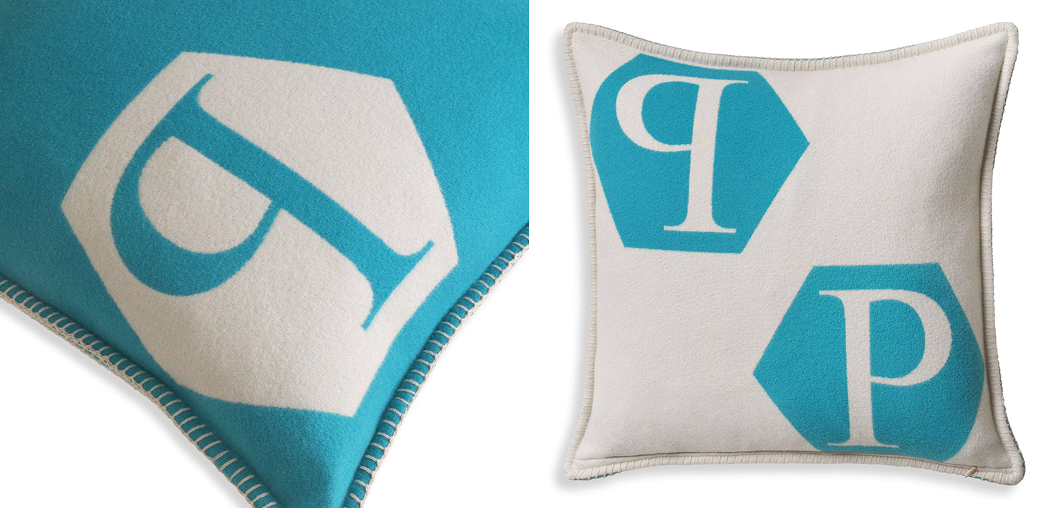 Подушка Philipp Plein Cushion Cashmere Blue - фото