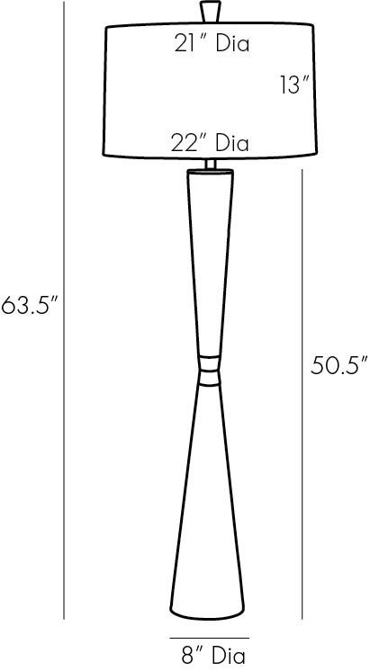 Торшер Arteriors GROM FLOOR LAMP в Санкт-петербурге