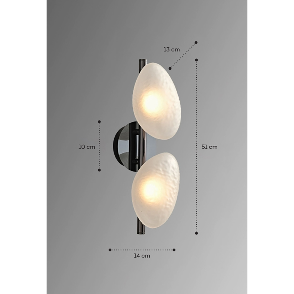 Бра LINDIS FROST LONG WALL 2 лампы Молочное стекло  в Санкт-петербурге