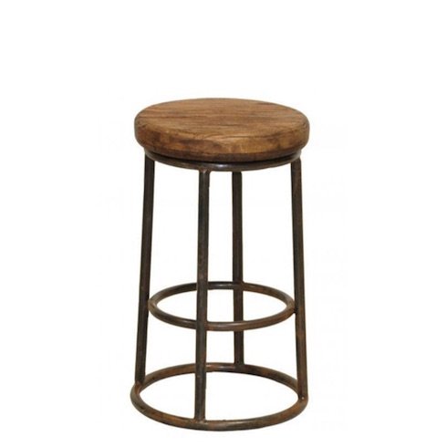 Барный стул Industrial Rust London Counter Stool Коричневый в Санкт-петербурге | Loft Concept 