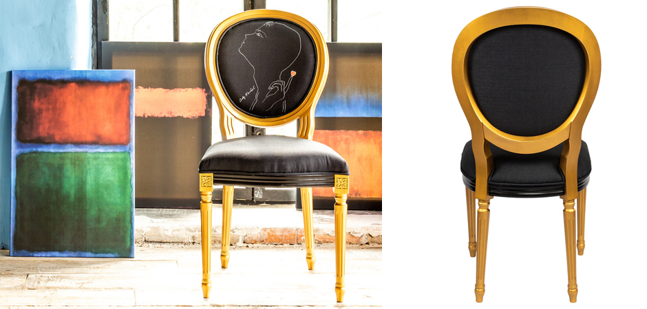 Стул White Silhouette Lover Stool - фото №1