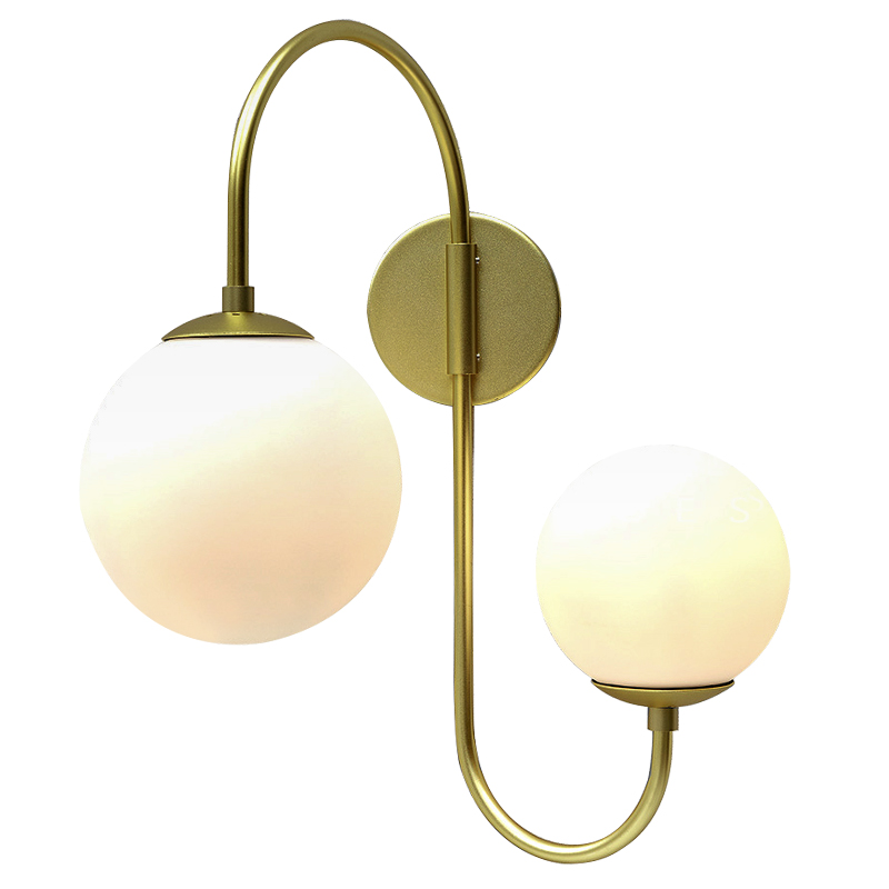  Gooseneck Pelle Gold Wall Lamp    - | Loft Concept 
