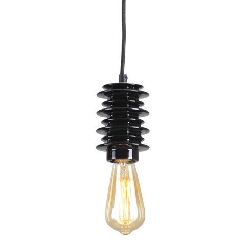 Подвесной светильник Insulator Pendant Black Черный в Санкт-петербурге | Loft Concept 