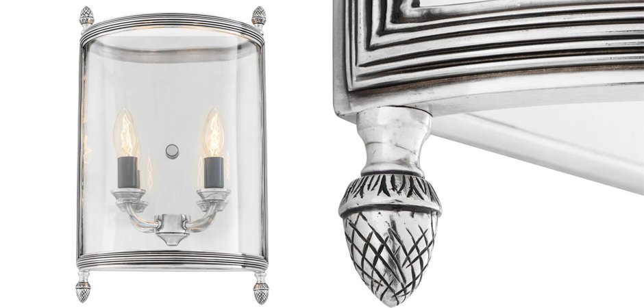 Бра Wall Lamp Lennon M Silver - Loft-Concept в Санкт-петербурге