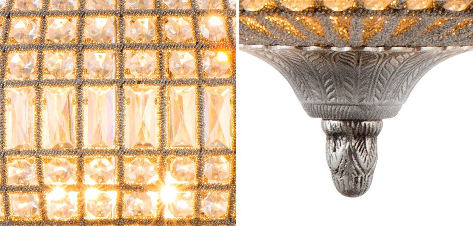 Люстра Chandelier Kasbah Oval L Nickel - Loft-Concept в Санкт-петербурге