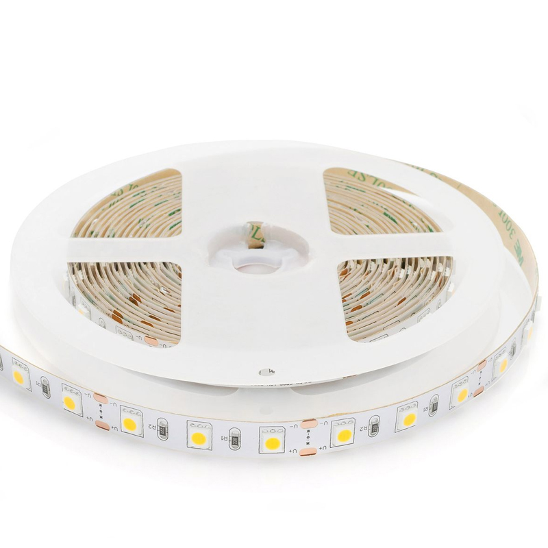 Светодиодная лента 14,4W/m 60LED/m 5050SMD теплый белый Белый в Санкт-петербурге | Loft Concept 