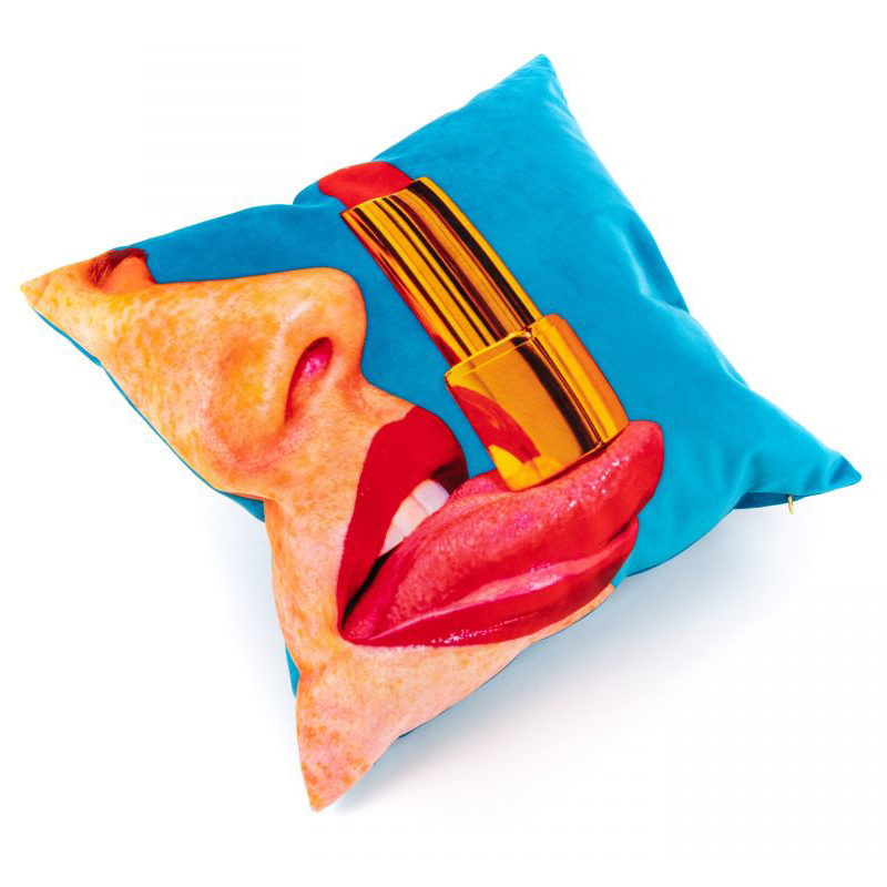 Подушка Seletti Cushion Tongue Мульти в Санкт-петербурге | Loft Concept 