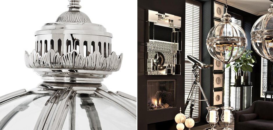 Люстра Lantern Residential Nickel L - Loft-Concept в Санкт-петербурге