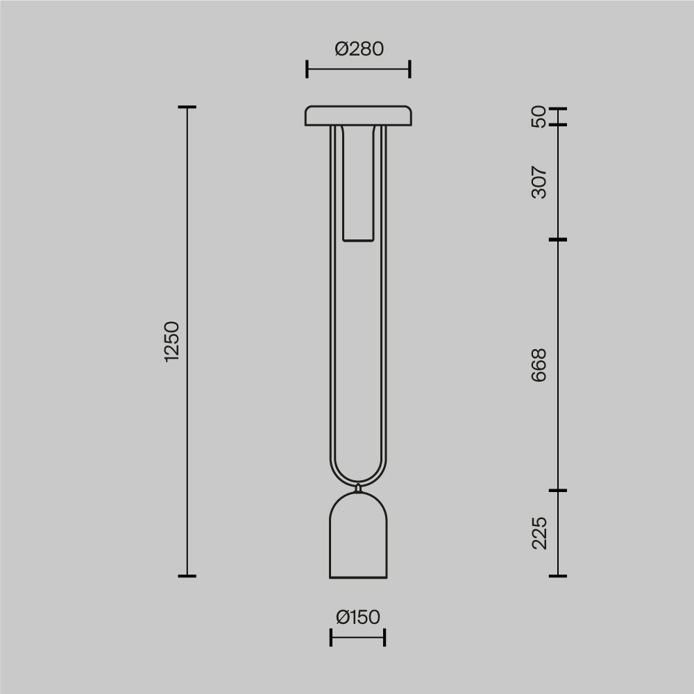 Напольный торшер светодионый Ikebana 3000К 24Вт в Санкт-петербурге