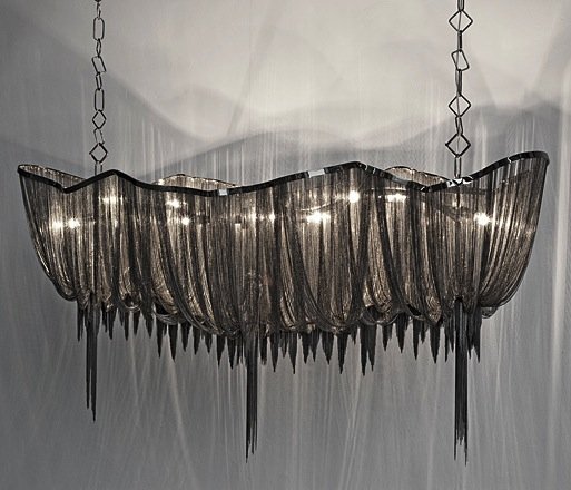 Люстра Atlantis Aluminium Chain Chandelier  в Санкт-петербурге | Loft Concept 