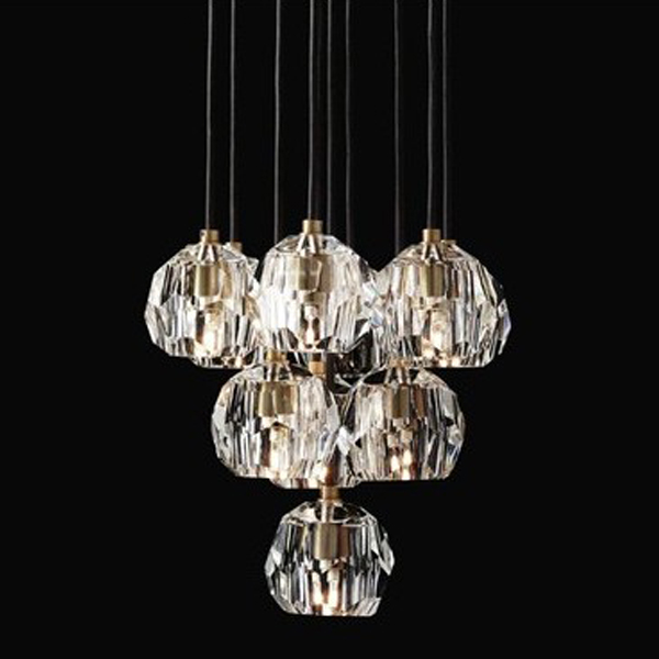 Люстра Boule De Cristal Round Cluster Chandelier 10  Латунь в Санкт-петербурге | Loft Concept 