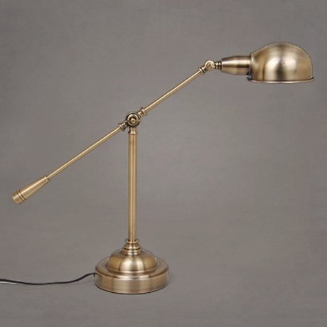 Настольная лампа Antic Table Lamp Латунь Античная полированная в Санкт-петербурге | Loft Concept 