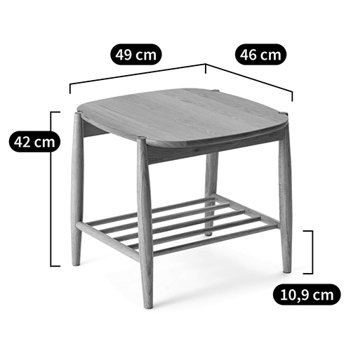 Приставной стол из массива дуба Reyer Side Table в Санкт-петербурге