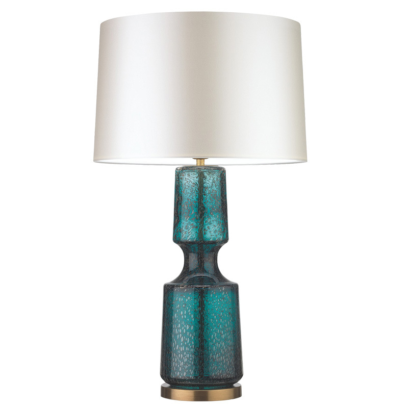 Настольная лампа Antero Teal Table Lamp Бирюзовый Молочный в Санкт-петербурге | Loft Concept 