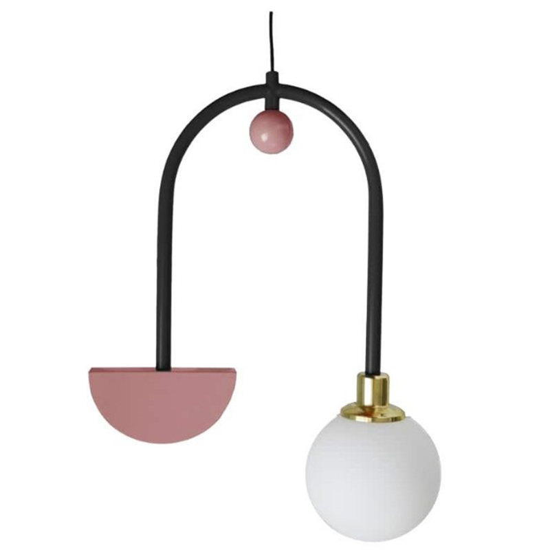 Дизайнерский Светильник Pink Space II Ceiling Lamp by Dovain Studio Белый Розовый Черный в Санкт-петербурге | Loft Concept 