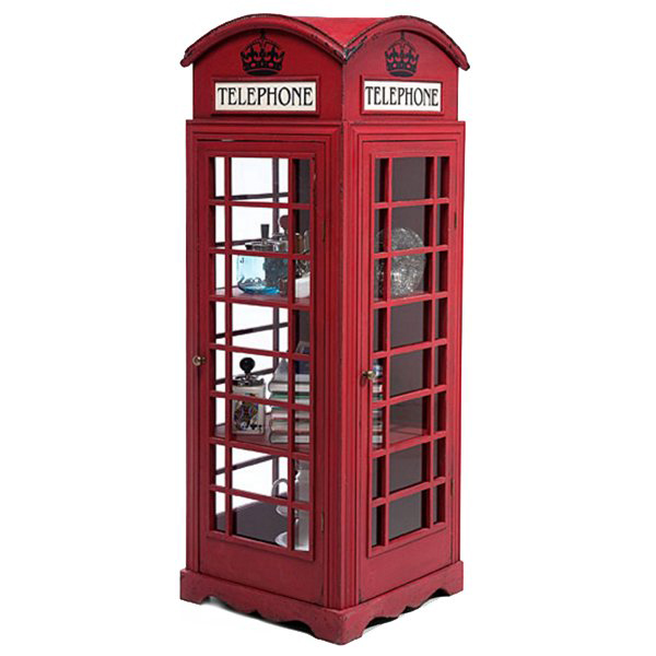 Витрина "Телефонная будка" London telephone box Красный (Red) в Санкт-петербурге | Loft Concept 