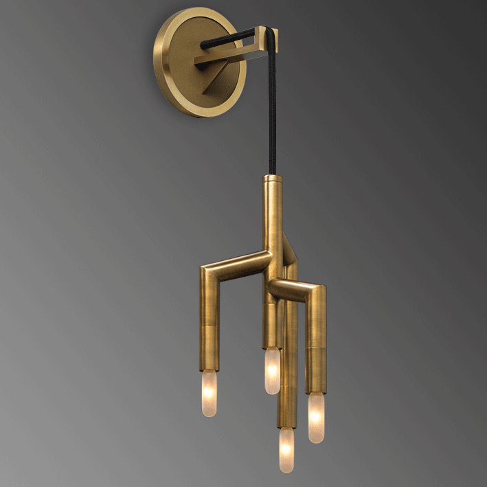 Бра Jonathan Browning - RAMEAU Wall Lamp Латунь в Санкт-петербурге | Loft Concept 