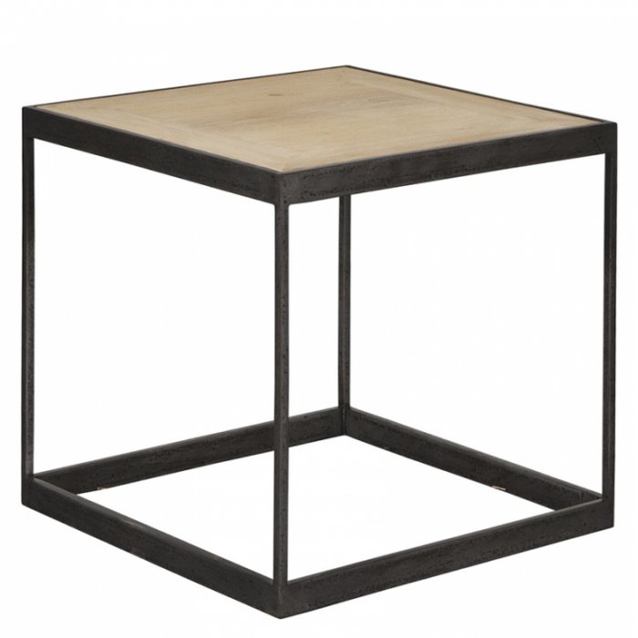 Приставной столик Industrial Oak Side Table  в Санкт-петербурге | Loft Concept 