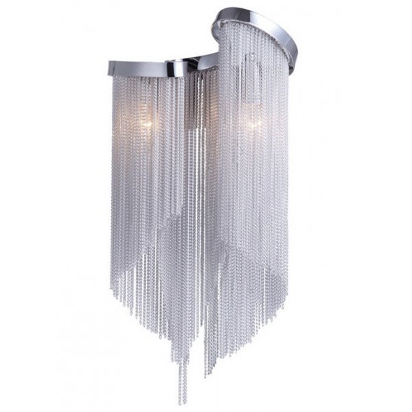 Бра Atlantis Chain Wall Lamp Black White Белый в Санкт-петербурге | Loft Concept 