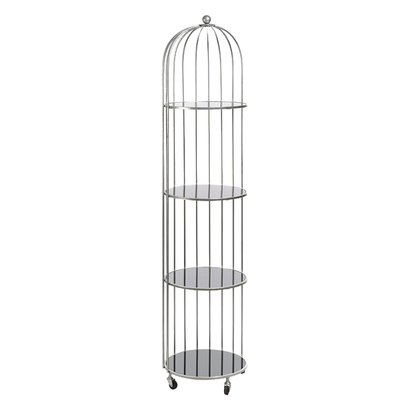 Стеллаж Cage Rack Silver Серебряный в Санкт-петербурге | Loft Concept 