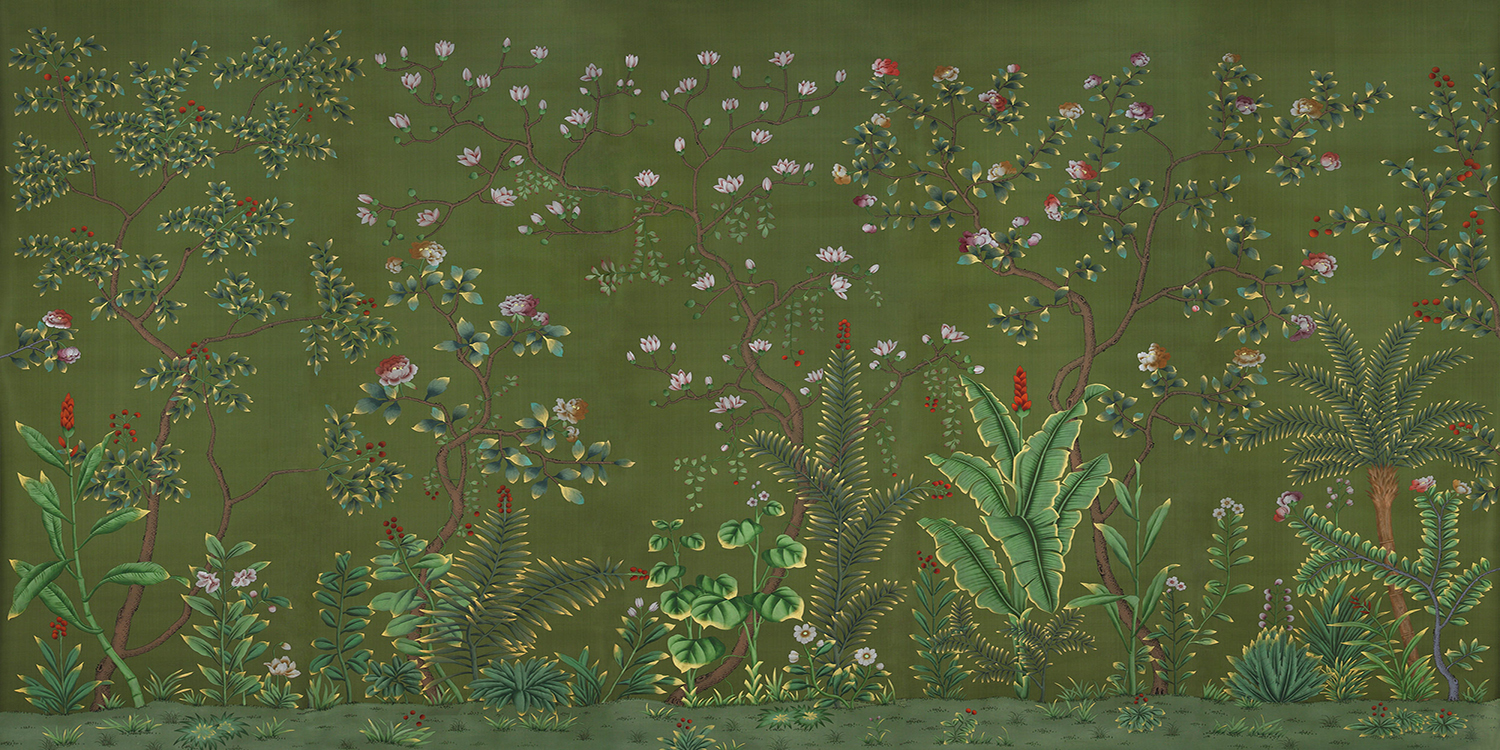 Обои ручная роспись Sans Soucis Perfect Green - фото